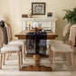 Rose Jacquard Lace Tassel Table Runner - Black - 17'' × 118'' - image 7