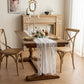 Floral Jacquard Lace Table Runner - image 1