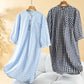 Classic Plaid Pure Cotton Nightgown - image 1