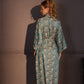 Vintage Pattern 3/4 Sleeve Kimono Robe - image 4