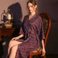 Abstract Pattern 3/4 Sleeve Robe - image 1