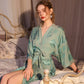 Luxury Floral 3/4 Sleeve Kimono Robe - image 2