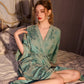 Luxury Floral 3/4 Sleeve Kimono Robe - image 3