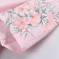 Pink Floral Cotton Gauze Kimono Robe - image 6