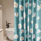 Waterproof Decorative Floral Shower Curtain - image 2
