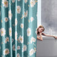 Waterproof Decorative Floral Shower Curtain - image 1