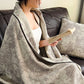 Subtle Floral Cotton Gauze Quilt Blanket - image 3