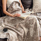 Patchwork Style Cotton Gauze Quilt Blanket - image 2