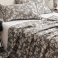 Pastoral Floral Cotton Gauze Quilt Blanket - image 1