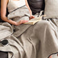 Wavy Pattern Cotton Gauze Quilt Blanket - image 4