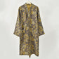 Pastoral Floral Jacquard Kimono Cotton Robe - image 21