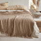 4-Layer Cotton Striped Muslin Throw - image 2