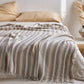 4-Layer Cotton Striped Muslin Throw - image 25