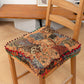 Bohemian Patchwork Mandala Floor Pillow - Orange - Square - 16" x 16" - image 5