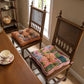 Bohemian Patchwork Chair Pad with Secure Ties - image 0
