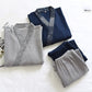 Ethnic Style Cotton Gauze Kimono Pajamas - image 1