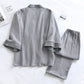 Ethnic Style Cotton Gauze Kimono Pajamas - image 3