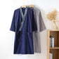 Ethnic Style Cotton Gauze Kimono Robe - image 0