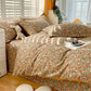 Vintage Floral Leaf Pure Cotton Bedding Set(4PCS) - image 2