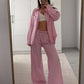Classic Vertical Stripe Pajama Set - image 1