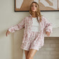 Abstract Art Style Cotton Pajama Set - image 3