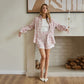 Abstract Art Style Cotton Pajama Set - image 1