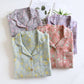 Vintage-Inspired Rose Jacquard Cotton Pajama Set - image 2