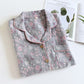 Vintage-Inspired Rose Jacquard Cotton Pajama Set - image 21