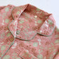 Vintage-Inspired Rose Jacquard Cotton Pajama Set - image 6