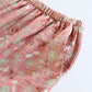 Vintage-Inspired Rose Jacquard Cotton Pajama Set - image 14