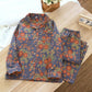 Vintage-Inspired Floral Cotton Gauze Pajamas - image 1