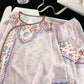 Light Purple Vintage Hanfu-Inspired Floral Pajamas - image 5