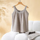 Minimalist Striped Cotton Sleeveless Pajama Set - image 7