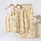 Loquat Print Cotton Pajama Set(3PCS) - image 1