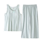 Solid Color Cotton Tank & Pants Sleepwear - image 14