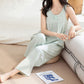Solid Color Cotton Tank & Pants Sleepwear - image 12