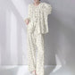 Ownkoti Gray Ditsy Floral Double Gauze Cotton Pajamas - image 1