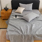Floral Cotton Triple-Layer Gauze Jacquard Quilt Blanket - image 23