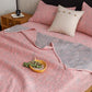 Floral Cotton Triple-Layer Gauze Jacquard Quilt Blanket - image 16