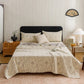 Floral Cotton Triple-Layer Gauze Jacquard Quilt Blanket - image 2