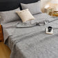 Floral Cotton Triple-Layer Gauze Jacquard Quilt Blanket - image 22