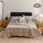 Vintage Cotton Triple-Layer Gauze Jacquard Quilt Blanket - image 9