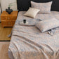 Vintage Cotton Triple-Layer Gauze Jacquard Quilt Blanket - image 12