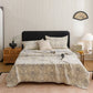 Vintage Cotton Triple-Layer Gauze Jacquard Quilt Blanket - image 2