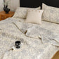 Vintage Cotton Triple-Layer Gauze Jacquard Quilt Blanket - image 3