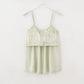 Artistic Watercolor-Inspired Cotton Camisole & Pants Sleepwear - image 13