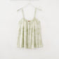 Artistic Watercolor-Inspired Cotton Camisole & Pants Sleepwear - image 12