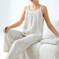 Minimalist Striped Cotton Sleeveless Pajama Set - image 12