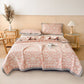 Cotton Floral & Branch Muslin Quilt Blanket - image 1