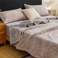 Vintage Cotton Triple-Layer Gauze Jacquard Quilt Blanket - Orange - 2PCS Pillowcases - 19" x 29" - image 7